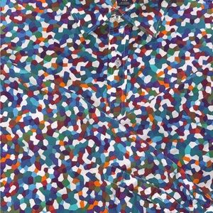 Daniel Cremieux Multicolor Geo-Print Short Sleeve Shirt